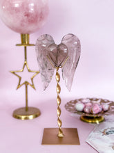 Load image into Gallery viewer, Smoky Quartz Heart with Angel Wings