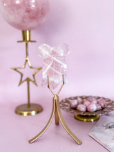 Load image into Gallery viewer, Rose Quartz Bow 001