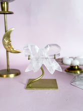 Load image into Gallery viewer, Girasol Rose Quartz Bow 001