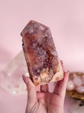 Load image into Gallery viewer, Pink Amethyst with Quartz Generator 017