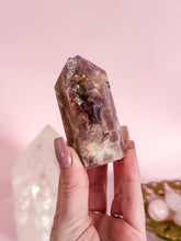 Load image into Gallery viewer, Pink Amethyst with Amethyst and Quartz Generator 008