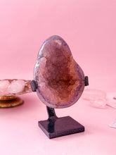 Load image into Gallery viewer, Rainbow Amethyst on Black Stand 006
