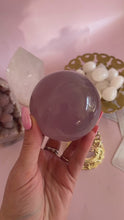 Load and play video in Gallery viewer, Rose Quartz Sphere