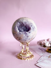 Load image into Gallery viewer, 1.2 kg Flower Agate with Amethyst Sphere
