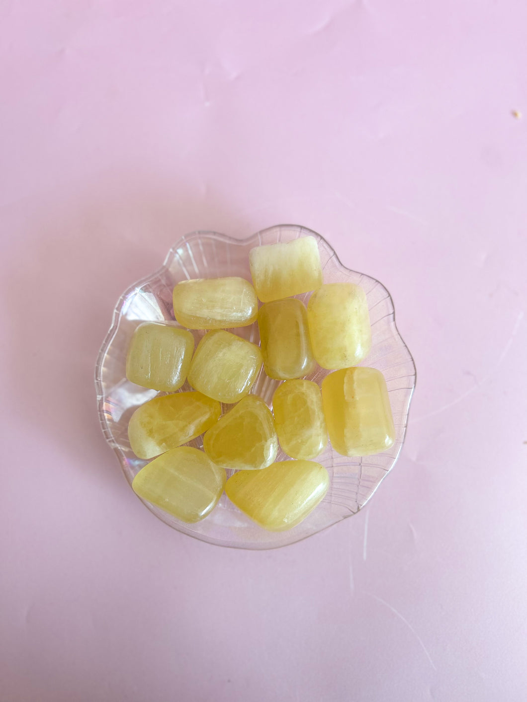 Lemon Calcite Tumbles
