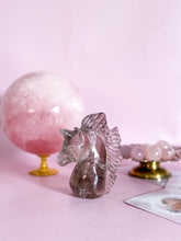 Load image into Gallery viewer, Smoky Quartz Unicorn with Rainbows 002
