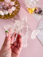 Clear Quartz 3D Butterfly