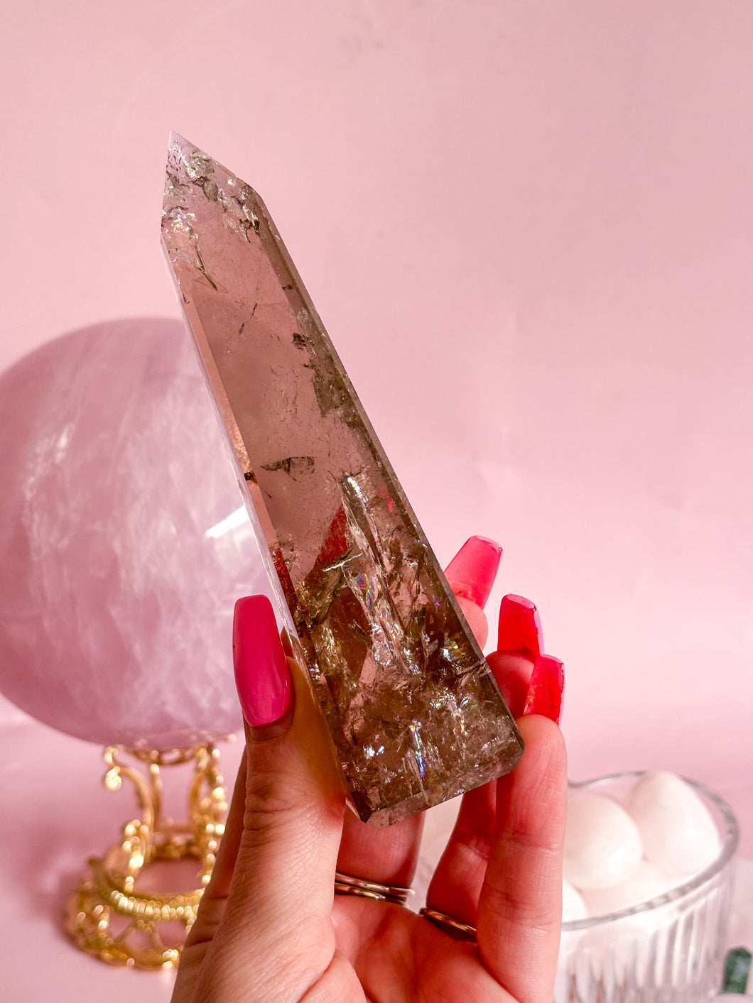 Smoky Quartz Obelisk 014