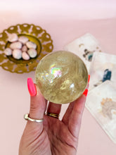 Load image into Gallery viewer, Citrine with Rainbows Sphere 002
