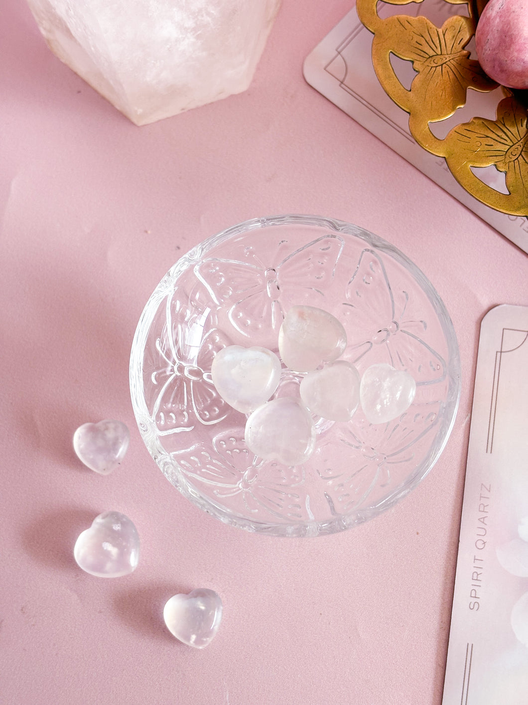 Rainbow Moonstone Heart