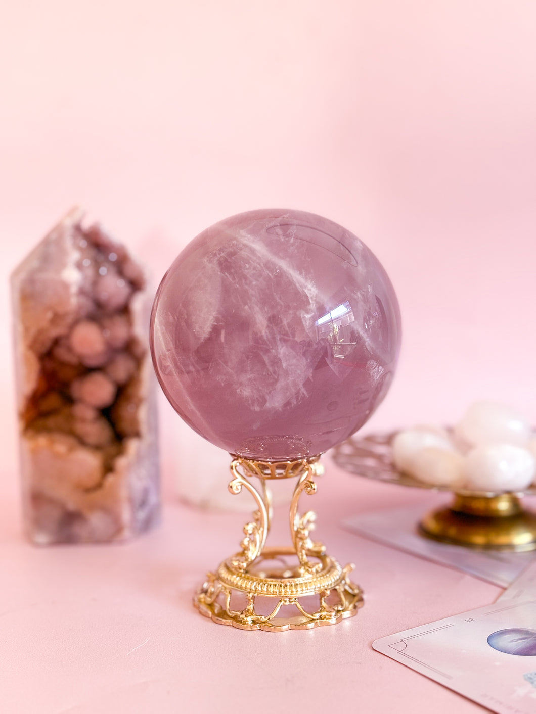 1.3kg Rose Quartz Sphere