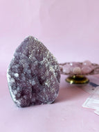 1.2kg Pink Chalcedony with Quartz
