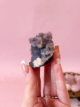 Load image into Gallery viewer, Pink Chalcedony with Quartz and White Scolecite Cluster 001
