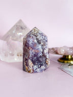 Pink Amethyst with Amethyst and Quartz Generator 023