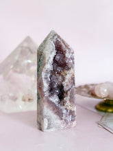 Load image into Gallery viewer, Pink Amethyst with Quartz Generator 021
