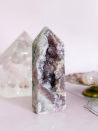 Pink Amethyst with Quartz Generator 021