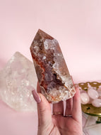 Pink Amethyst with Amethyst and Quartz Generator 016