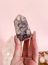 Load image into Gallery viewer, Pink Amethyst with Amethyst and Quartz Generator 004
