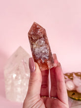 Load image into Gallery viewer, Pink Amethyst with Quartz Generator 003
