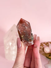 Load image into Gallery viewer, Pink Amethyst with Quartz Generator 002
