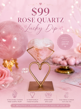 Load image into Gallery viewer, Rose Quartz Heart Lucky Dip
