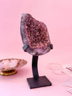 Rainbow Amethyst on Black Stand 008