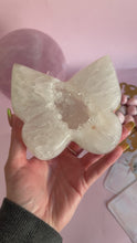 Load and play video in Gallery viewer, Agate Butterfly on Golden Stand 002
