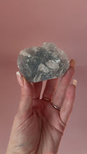 Load and play video in Gallery viewer, Clear Apophyllite on Blue Chalcedony 001
