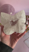 Load and play video in Gallery viewer, Agate Butterfly on Golden Stand 003
