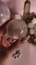 Load and play video in Gallery viewer, Clear Quartz with Rainbow Sphere
