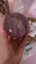 Load and play video in Gallery viewer, 1.3kg Rose Quartz Sphere
