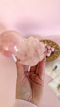 Load and play video in Gallery viewer, Rose Quartz Medium Lotus Bowl
