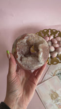 Load and play video in Gallery viewer, Druzy Pink Amethyst Sphere
