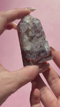 Load and play video in Gallery viewer, Pink Amethyst with Amethyst and Quartz Generator 004
