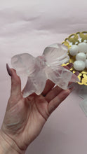 Load and play video in Gallery viewer, Girasol Rose Quartz Bow 002
