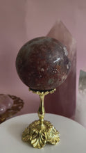 Load and play video in Gallery viewer, Pink Amethyst with Amethyst Sphere 003
