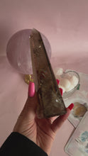 Load and play video in Gallery viewer, Smoky Quartz Obelisk 019
