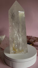 Load and play video in Gallery viewer, 2.3kg Clear Quartz with Golden Healer and Rainbows Generator
