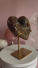 Load and play video in Gallery viewer, Pink Amethyst with Jasper Heart 012
