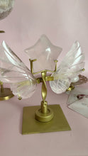 Load and play video in Gallery viewer, Girasol Rose Quartz Angel Wings with Star
