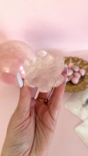 Load and play video in Gallery viewer, Rose Quartz Small Lotus Bowl
