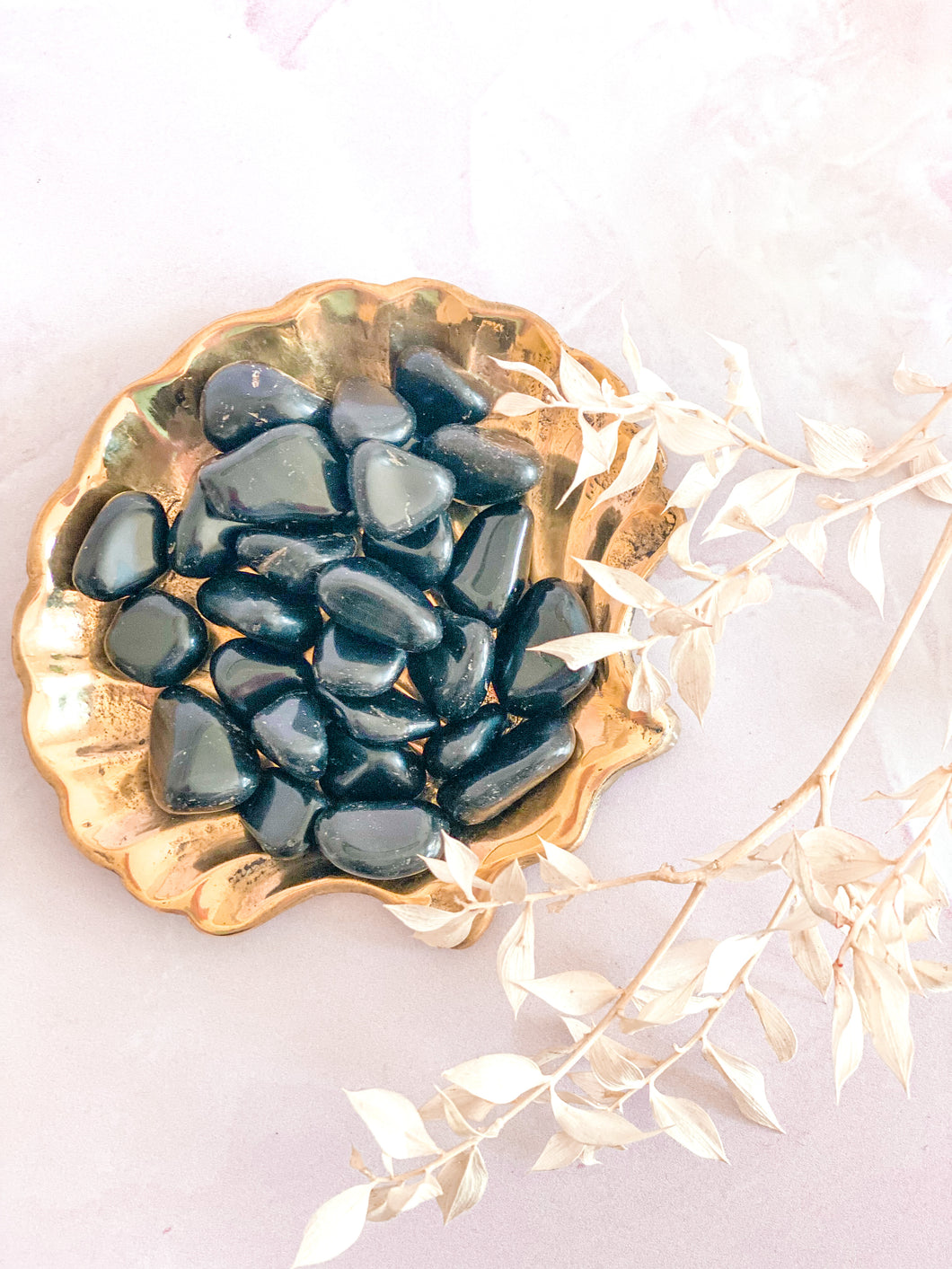 Black Obsidian Tumbles