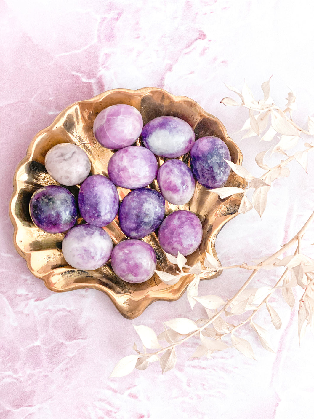 Lepidolite Tumbles