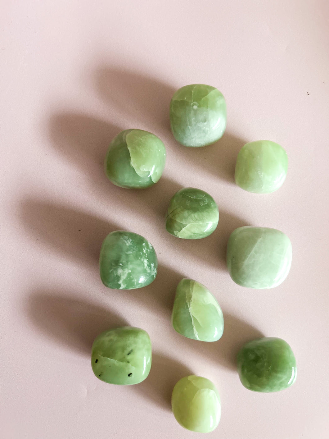 Green Jade Tumbles
